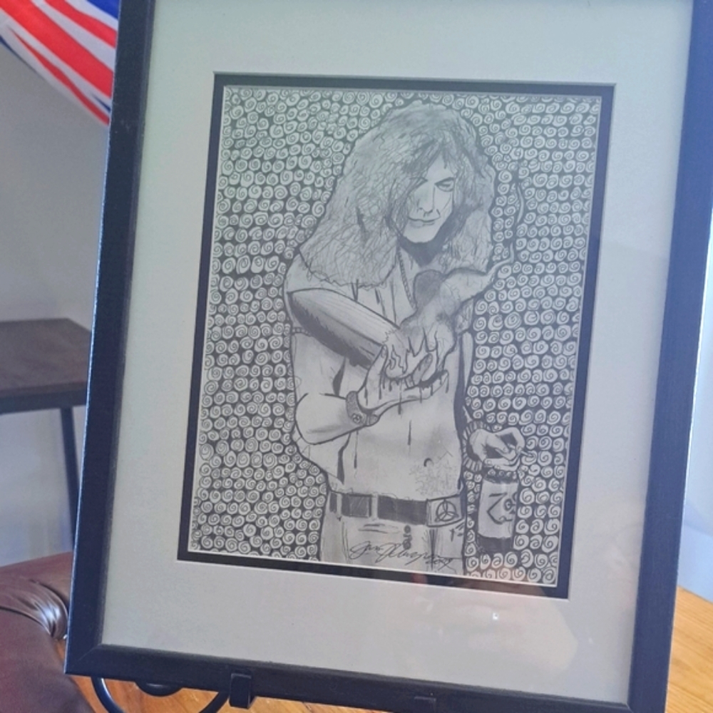 Robert Plant Man Cave Art